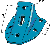 Lemken Smaragd fotstykke