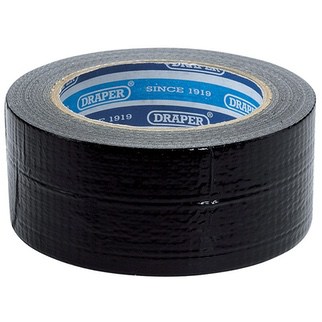 Kanaltape 50 mm 33 meter sort