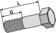 Pegoraro bolt M16 x 57 mm inkl. låsemutter