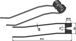 Fransgaard spring TI-3000 right53011