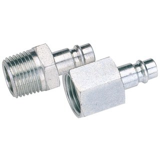 Nippel 1/4" BSP med innvendig gjenge