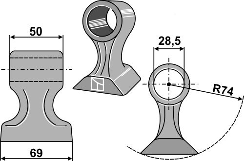 Bomford Hammer Flail 7190464