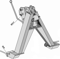 A-ramme traktordel kat.2
