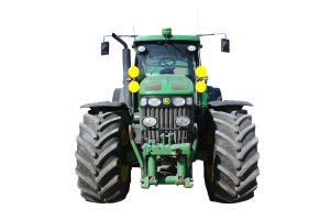 John Deere - Grunnlyspakke - 7020-serien