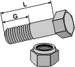 Malettibolt M14x1,5x40 mm (12,9) med låsemutter