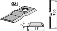 Fransgaard knivbulk 105x47x3 mm Ø21112024