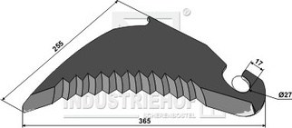 Claas kniv for ballepresser 837779.0 (5 mm)