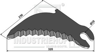 New Holland kniv for ballepresser 84056505 (5 mm)