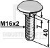 Brettbolt M16x2x40 (10,9) venstre gjenger