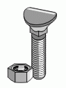 HJULRENSERBOLT M12 X 60 MM 10,9