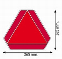 Varseltrekant i aluminium