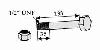 Bomford bolt + mutter for 63-RM-19