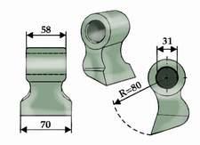 Seppi slagel Ø31,0 mm