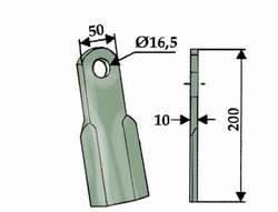 Kverneland høyre kniv